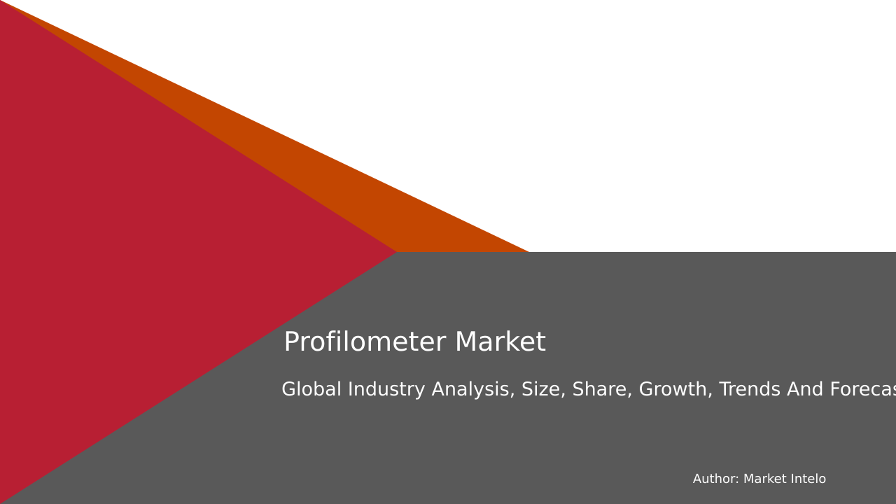 Profilometer Market Research Report 2033