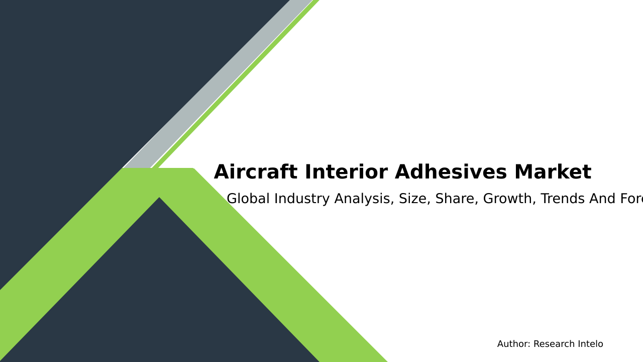 Aircraft Interior Adhesives Market Research Report 2033